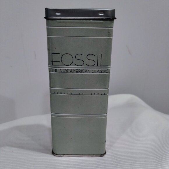 Vintage FOSSIL Rare Collector's Tin Case 1999 Hard To Find - Picture 2 of 7